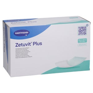 Zetuvit Plus compresses stériles extra absorbantes (10x20 cm, 20 pièces)