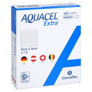 Aquacel Extra pansement 5x5 cm (10 pièces)