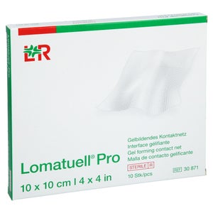 Lomatuell Pro 10x10 cm stérile (10 pièces)