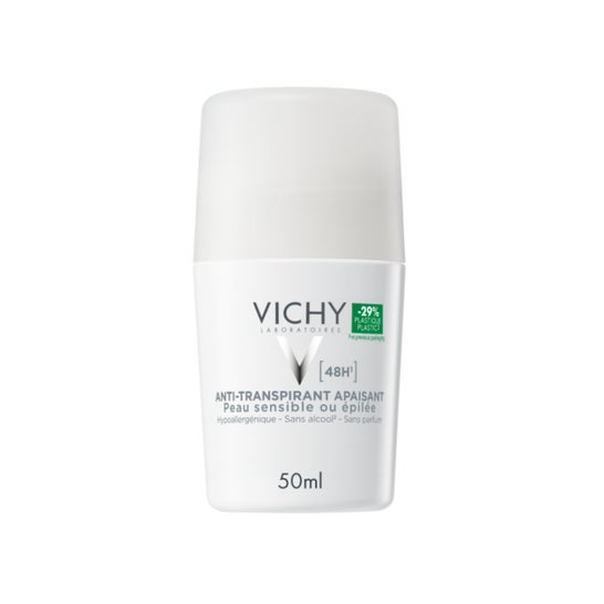 Vichy Déodorant Anti-Transpirant 48h Peau Sensible Ou Épilée Roll-On 50ml