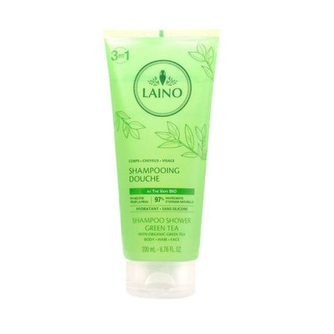 Laino 3-in-1 Organic Green Tea Shower Gel Tube - 200ml