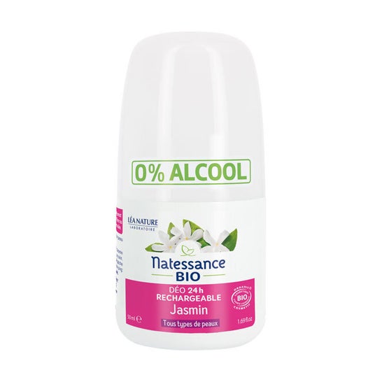 Natessance Bio Déodorant rechargeable Jasmin (50 ml)