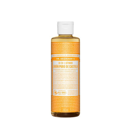 Dr. Bronner's Savon liquide agrumes orange bio (240 ml)