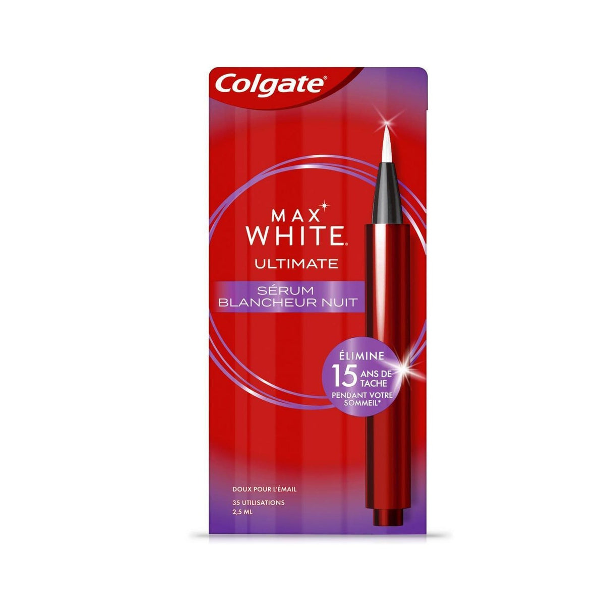 Colgate Max White Ultimate Sérum Blancheur Nuit 2,5ml