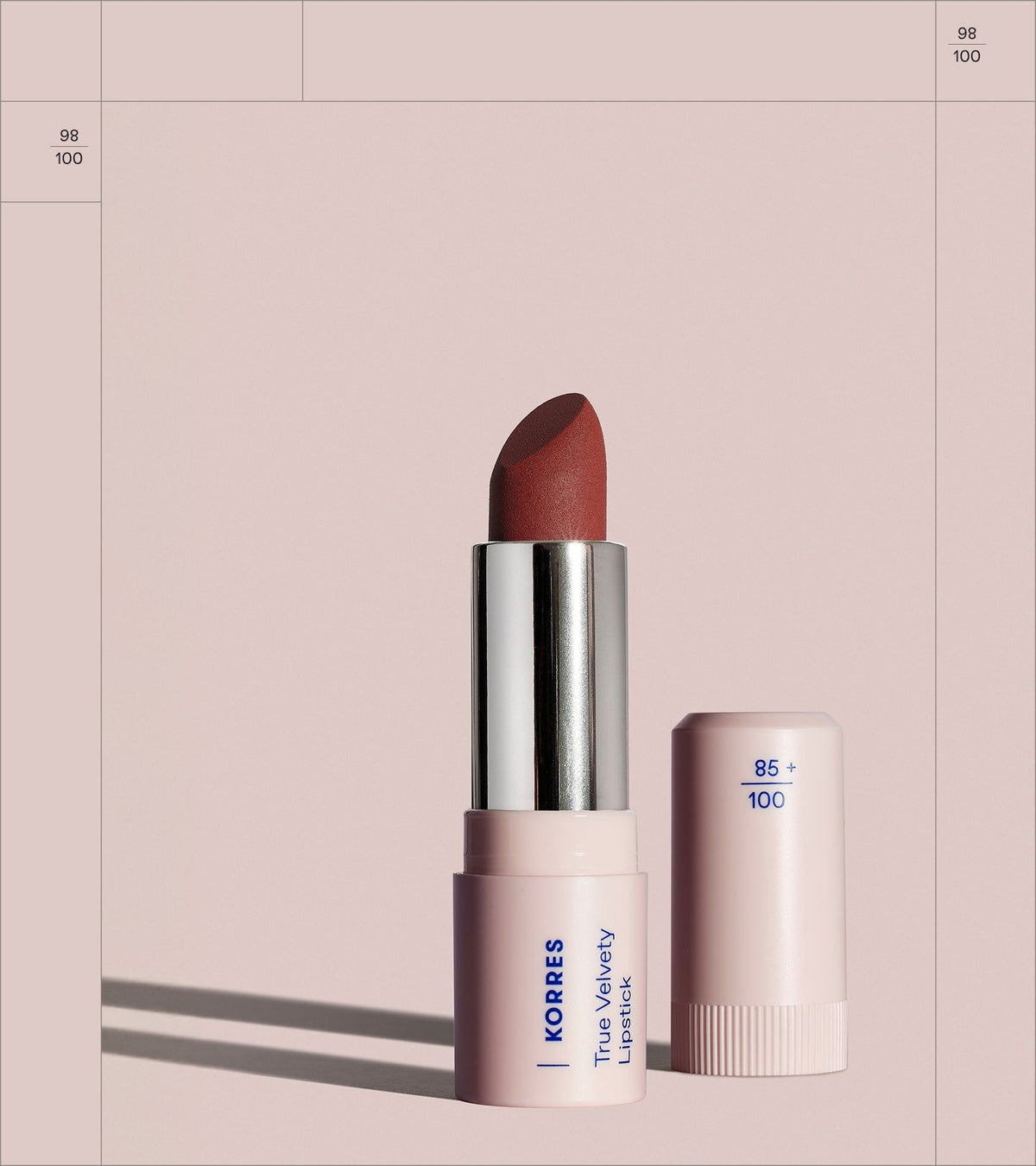 KORRES True Velvety rouge à lèvres Terra Red 57 (3 ml)