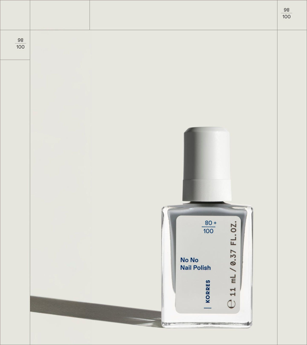 KORRES No No vernis à ongles Foggy Blue 75 (11 ml)