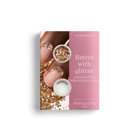 Manucurist Better With Glitter Duo Paillettes Rose Gold & Glazed
