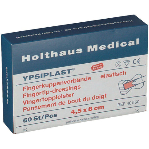 YPSIPLAST® Pansement pour bout de doigt, élastique 4,5 cm x 8 cm (50 pièces)