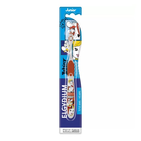 Elgydium Junior Astérix Brosse à dents 7-12 ans (1 pièce)