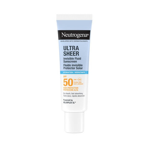 Neutrogena Ultra Sheer Fluid Invisible SPF50 Hydratation (50 ml)