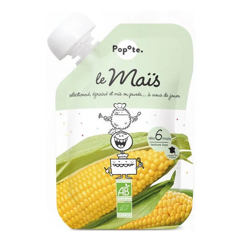 Popote Vegetables Gourd Corn +6 months Organic 120g