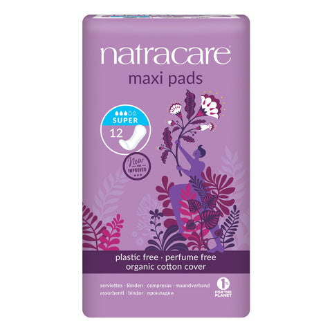 Natracare serviette hygiénique Super (12 pièces)
