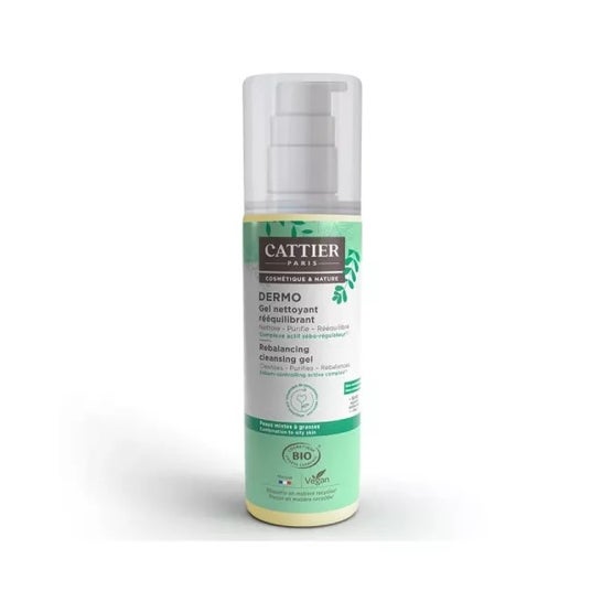 Cattier Gel Nettoyant Rééquilibrant Bio 200ml