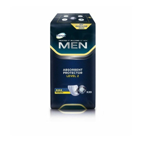TENA Men Active Fit Absorbent Protector Level 2 One Size 20 Units