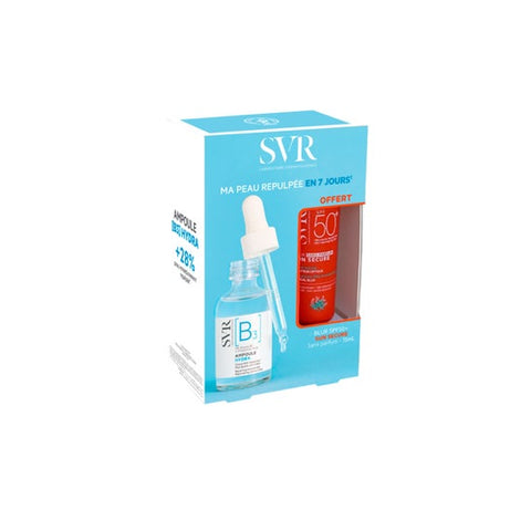 SVR Pack [B3] Ampoule Hydra + Sun Secure Blur SPF50+