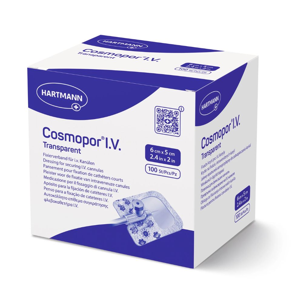 Cosmopor® I.V. 6 x 5 cm transparent (100 pièces)