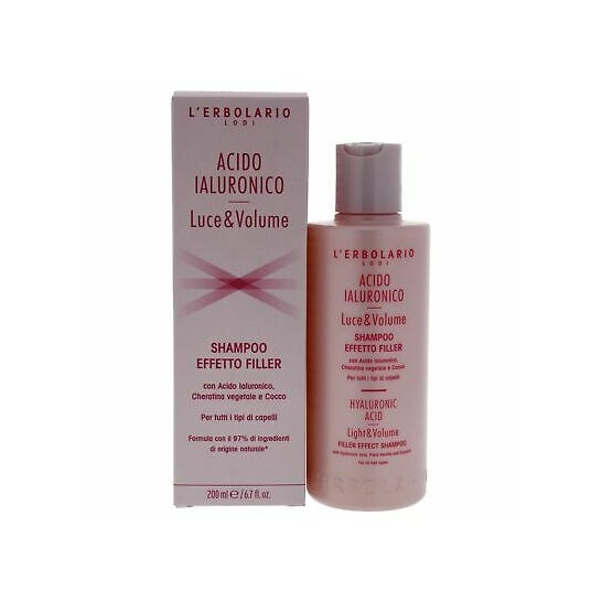 L'Erbolario Shampooing Acide hyaluronique Luce&Volume (200 ml)