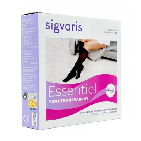 Sigvaris Ch/Sigv2 Ess Sem/Tr Noir Xl N