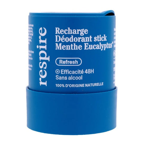 Respire Recharge Déodorant Stick Menthe Eucalyptus 48h 50 g