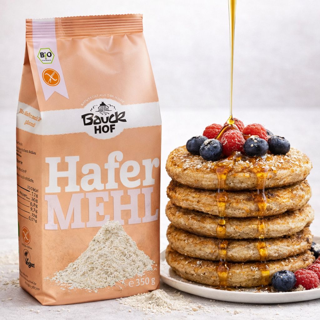 Bauckhof Farine d'avoine complète sans gluten (350 g)