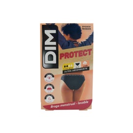 DIM Culotte Menstruelle Lavable Débit Moyen Coton Noir Taille ES 44-46/L