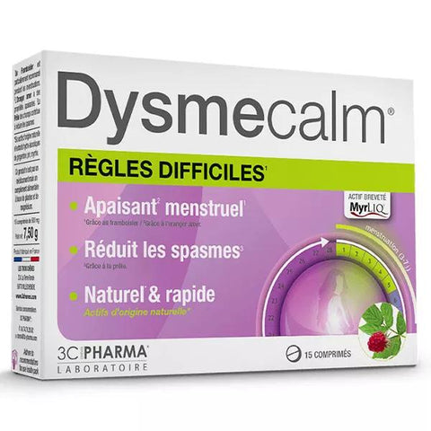 3C Pharma DysmeCalm Difficult Periods 15 tablets
