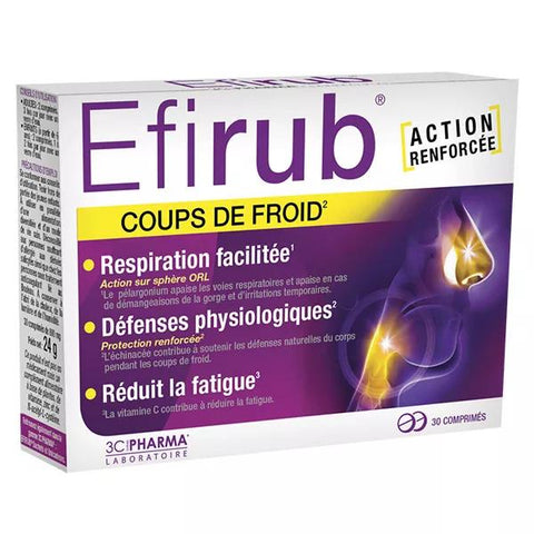 3C Pharma Efirub 30 tablets
