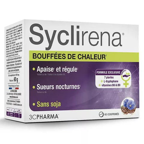 3C Pharma Syclirena Hot Flashes 60 tablets