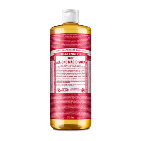 Dr. Bronner's Savon liquide Roses Bio (945 ml)