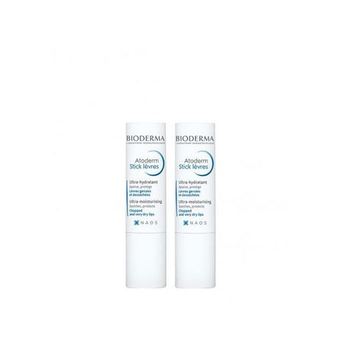 Bioderma Atoderm Ultra-Hydrating Lip Balm Stick Set of 2 x 4g