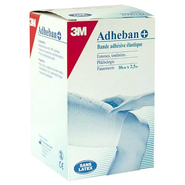 3M Adheban Bande Adhésive Elastique 10cm x 2,5m