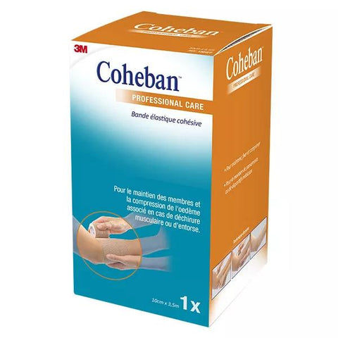 3M Coheban Cohesive Elastic Band Flesh 10cm x 3.5m