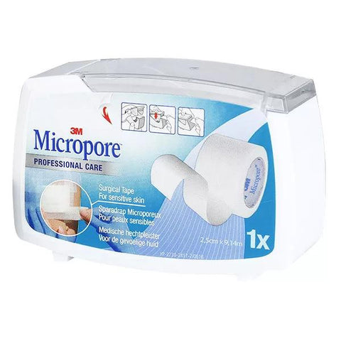 3M Micropore Professional Care Microporous Tape 2.5cm X 9.14m