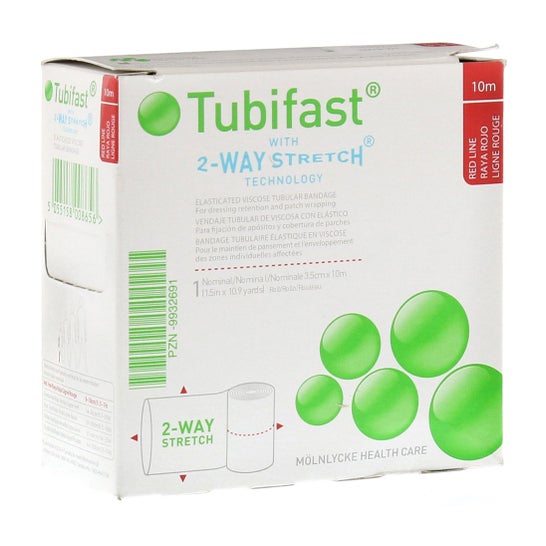 Tubifast 2Way Stretch Rouge Circulaire 1 Unité
