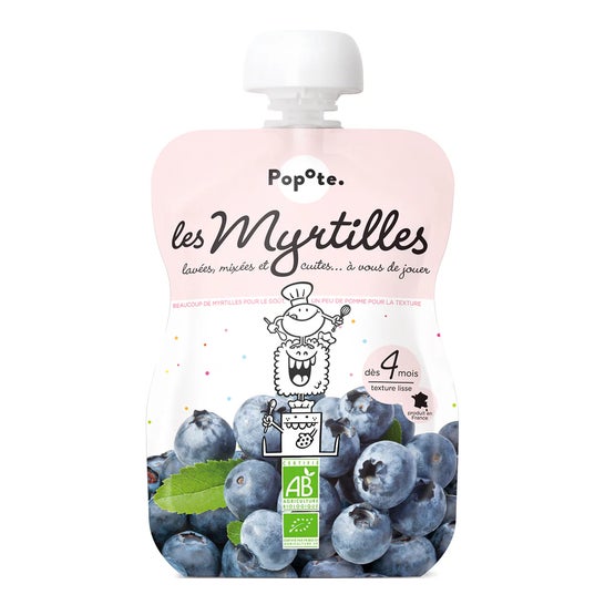 Popote Purée Myrtille (120 g)