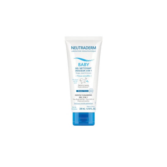 Neutraderm Bébé gel nettoyant 3-en-1 (200 ml)