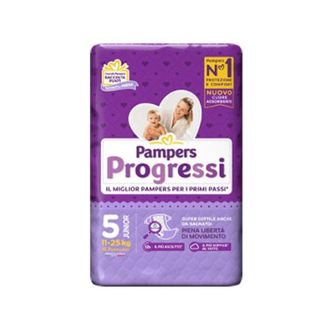 Pampers Progressi Couches Junior 11-25kg (18 pièces)