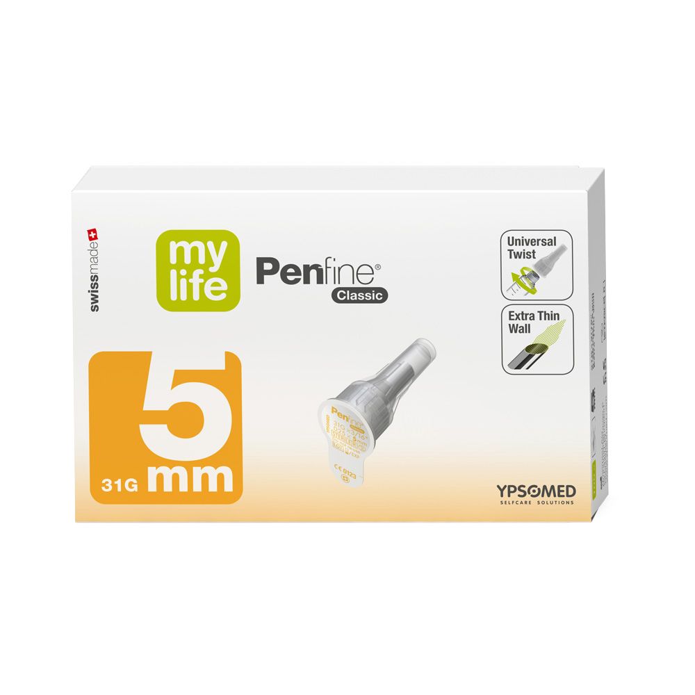 MYLIFE Penfine Classic aiguilles 6 mm (100 pièces)