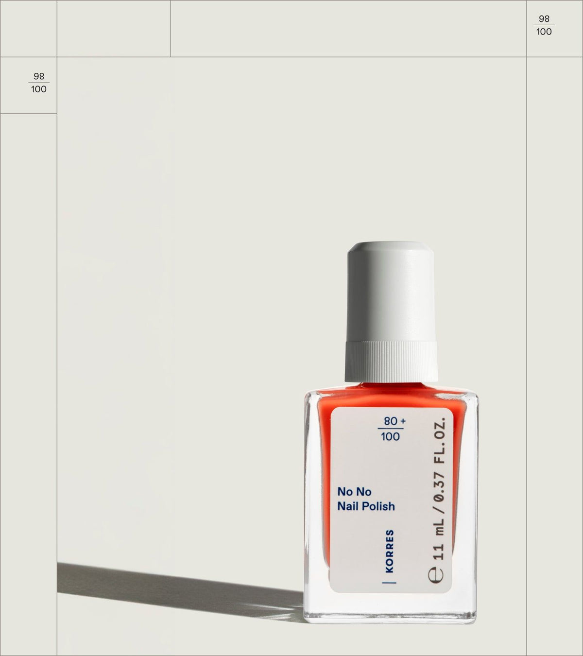 KORRES No No vernis à ongles Summer Peach 43 (11 ml)