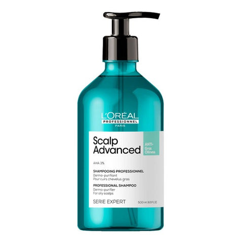 L'Oréal Scalp Advanced Anti-Oiliness Dermo-Purifier shampooing (500 ml)