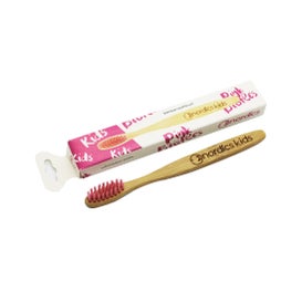Nordics Brosse à dents en bambou nordique pour enfants 100% biodégradable