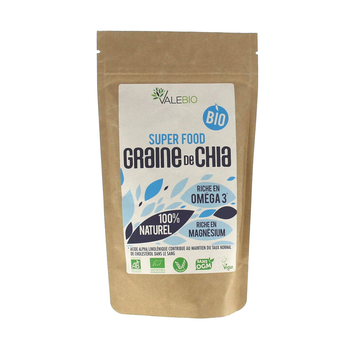 Valebio Graines de chia bio (200 g)