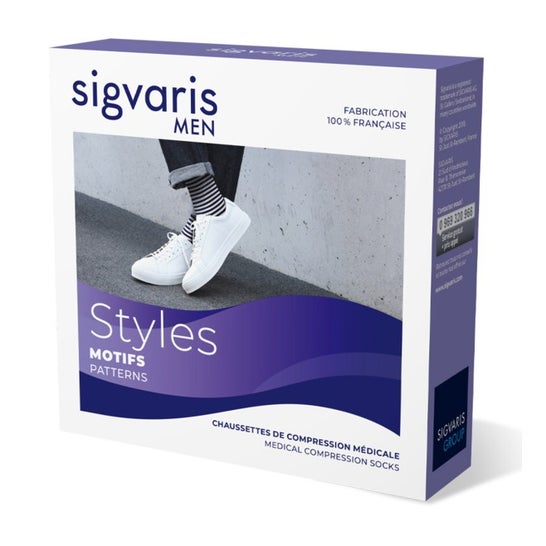 Sigvaris Ch/Sigv2 Styl Mar Hom Bl/Blc Mn