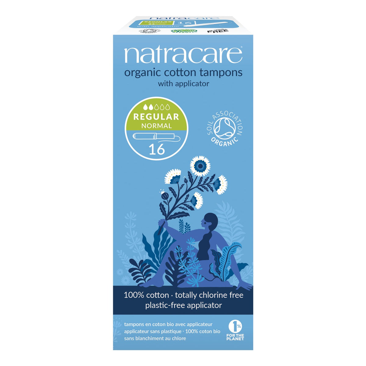 Natracare Tampons réguliers (16 unités)