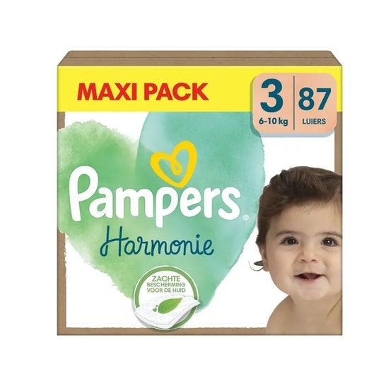 Pampers Harmonie couches taille 3 (6-10 kg) mégapack (87 pièces)