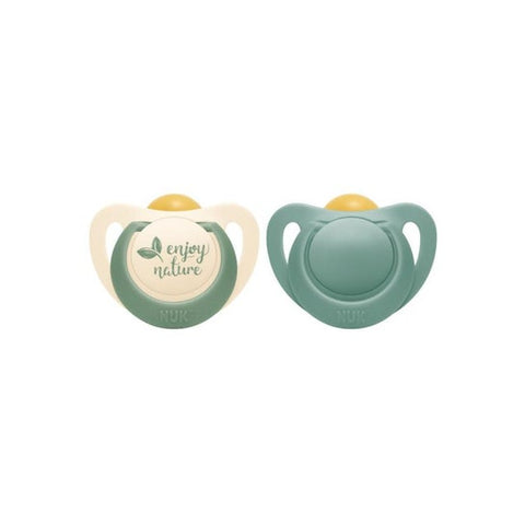 Nuk For Nature Sucette Silicone 0-6m 2 Unités