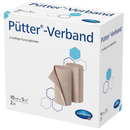 Pütter bandage 10 cm x 5 m (2 pièces)