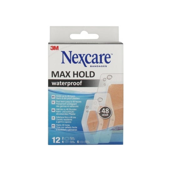 Nexcare MaxHold Bandages Étanches (12 unités)