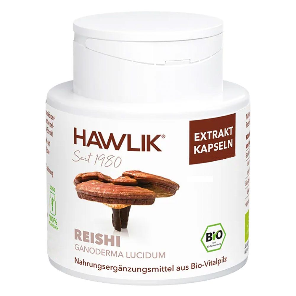 Hawlik Bio gélules d'extrait de Reishi (60 pièces)
