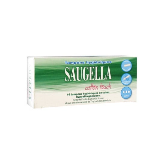 Saugella Cotton Touch Tampons Hygiéniques Super 16 pièces